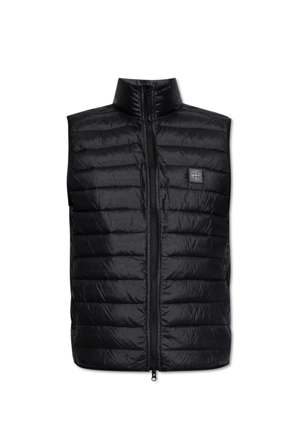 Stone Island Quilted vest with high neck Men's Clothing Vitkac